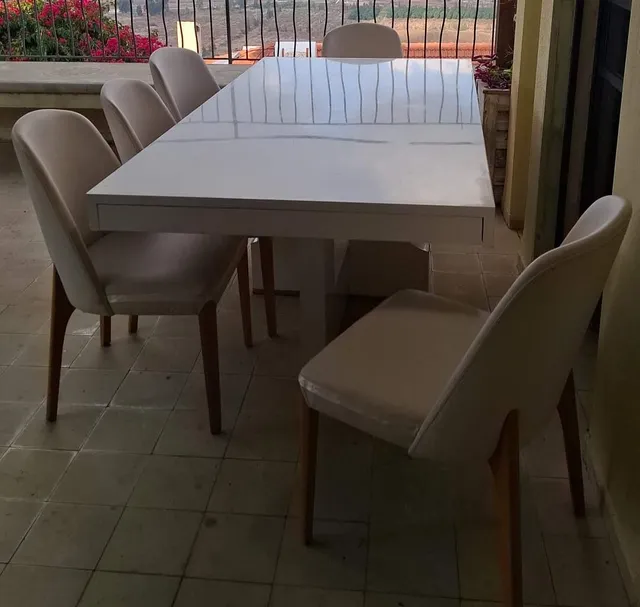 שולחן ו5 כסאות תמונה 2